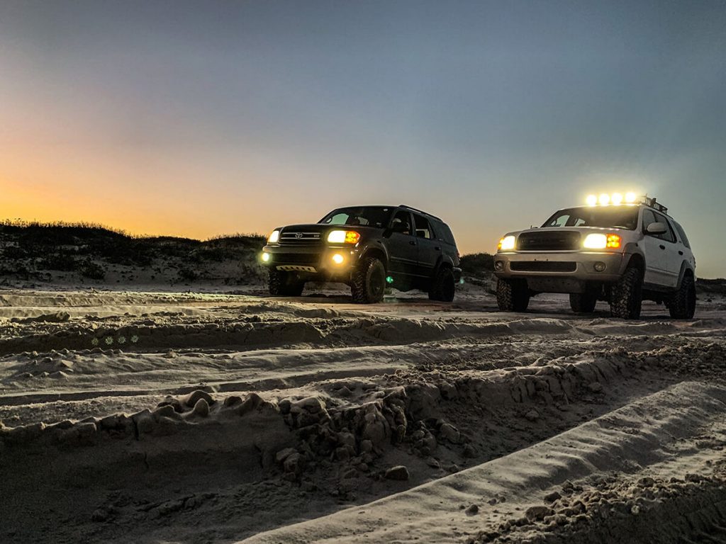 Lifted 1st gen Toyota Sequoia on 34