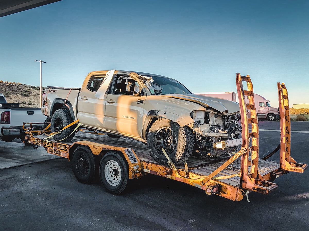 DiY restored 2016 Toyota Tacoma TRD Pro from a salvage yard