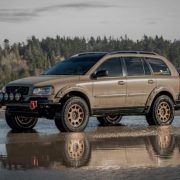 Offroading in a lifted Volvo XC90 with 4x4 mods and Falken Wildpeak A/T3W All-Terrain tires sized 285/70/17
