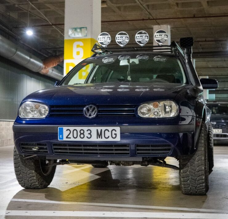 Lifted VW Golf MK4 4Motion off road build