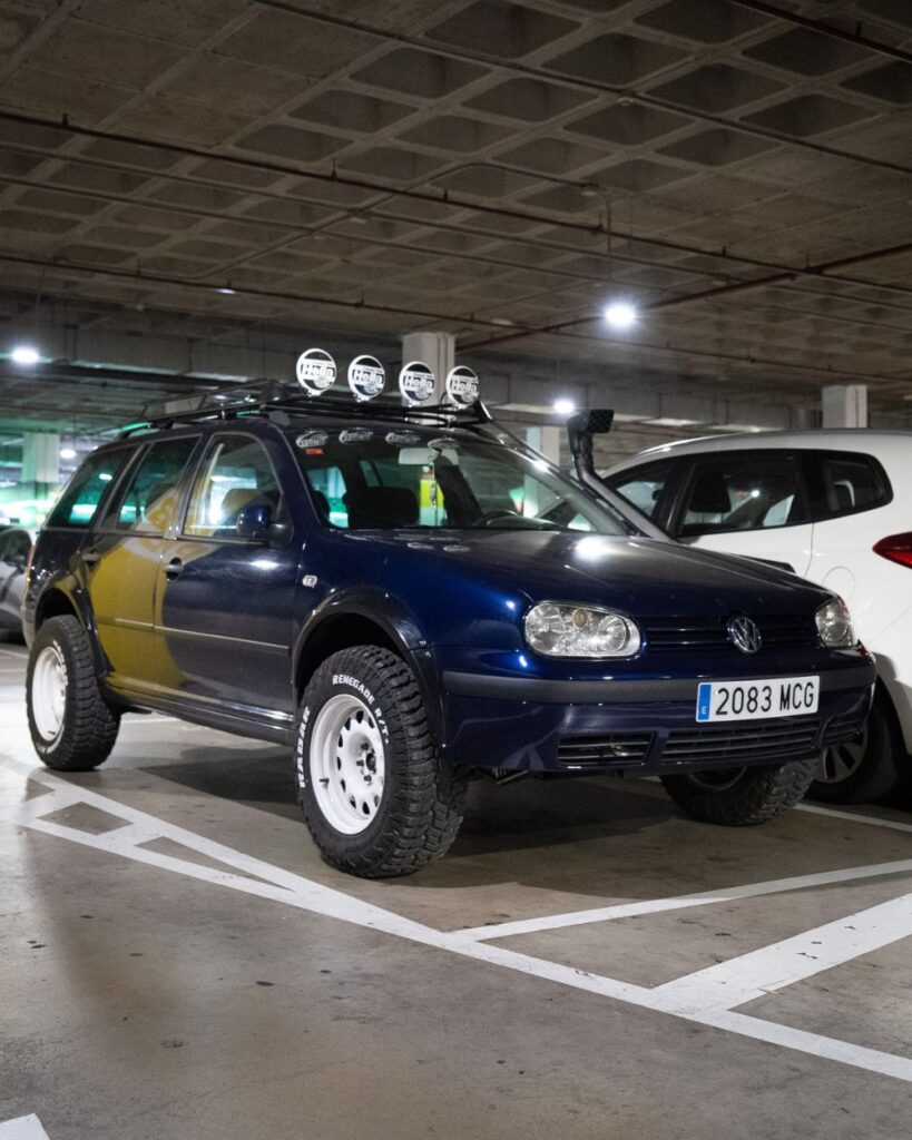 Volkswagen Golf Variant MK4 1.9L TDI 4motion with a 3" lifted suspension