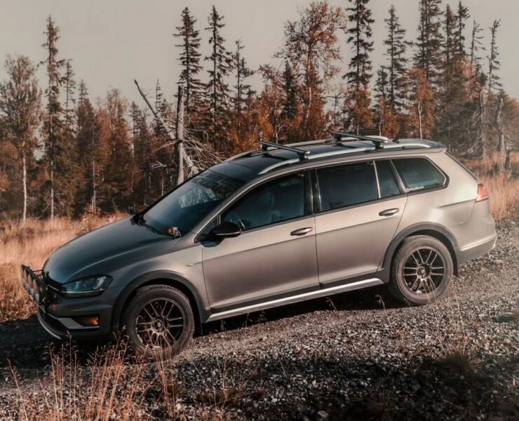 Lifted VW Golf Alltrack Wagon Off-road Build on 30 inch Tires