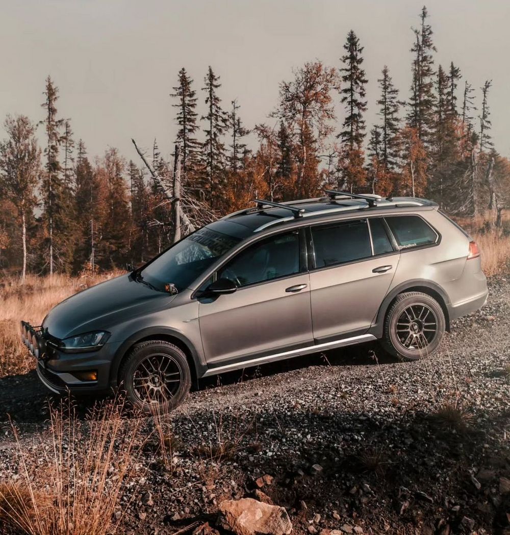 Lifted VW Golf Alltrack Wagon Off-road Build on 30 inch Tires