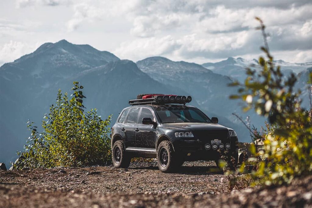 Vw Touareg 7L off road build in the mountains