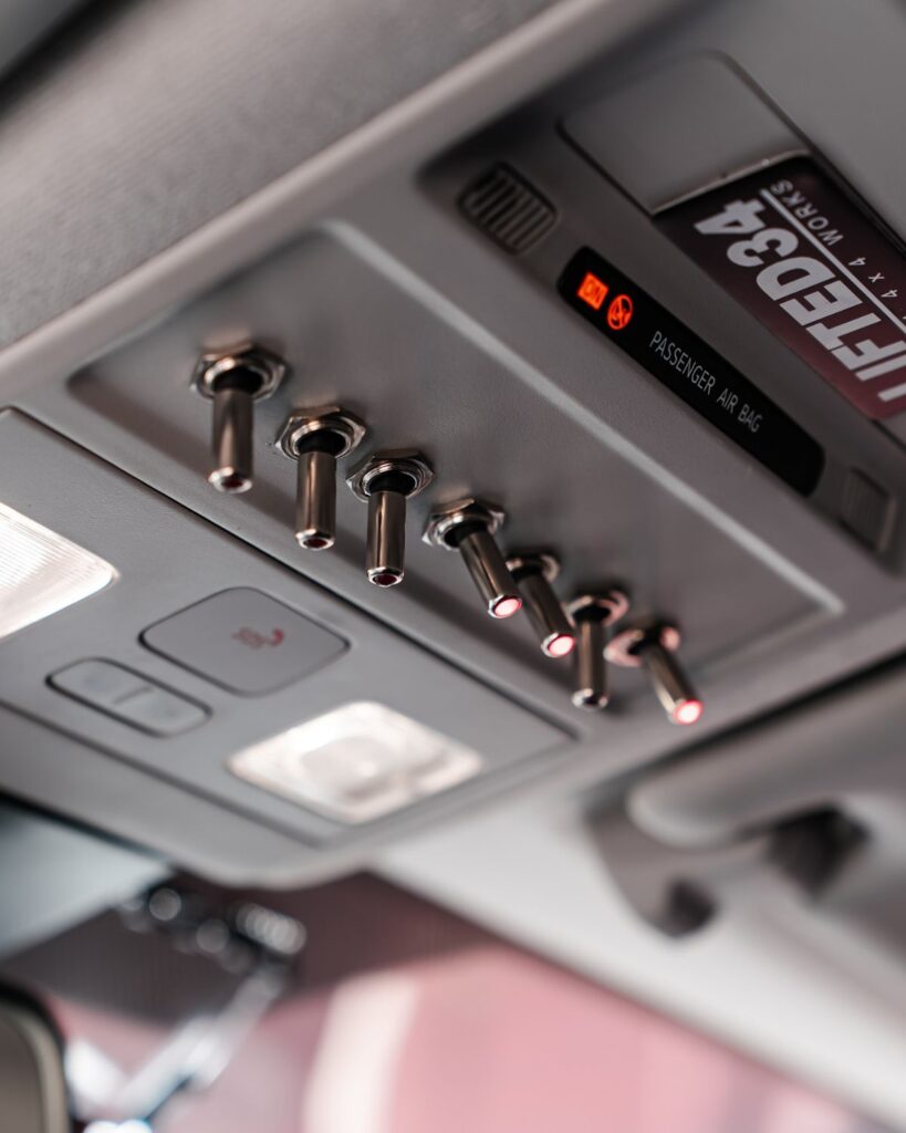 Custom LED toggle switches