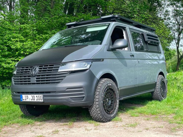 Lifted VW Transporter T6 Off Road Overland Van from Germany