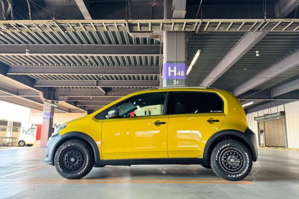Vw Cross Up with a 15mm lift kit and off road tires