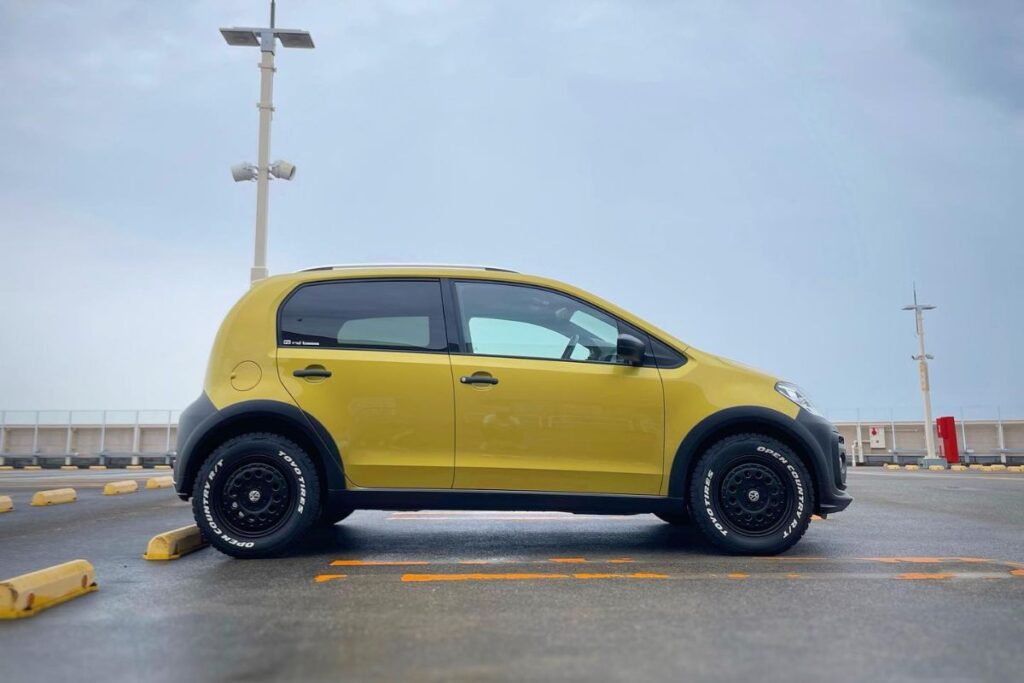 Vw Cross Up Keu Car modified for off-roading