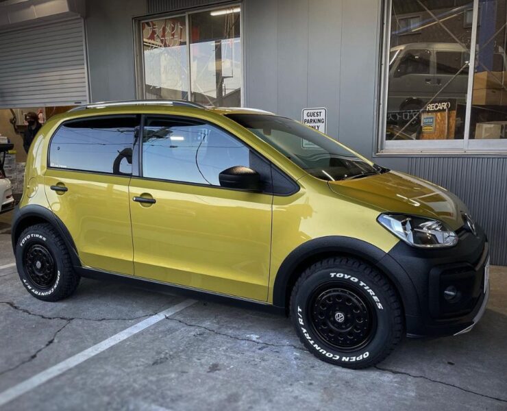 Vw Cross Up modified for off-roading in Japan