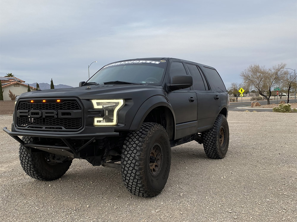 Lifted Ford Raptor SUV